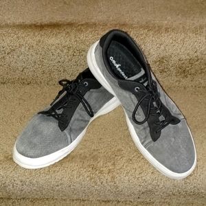 Orthocomfort Mens 13 Non Slip Sneaker Plantar Fasciitis Black Gray